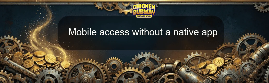 Mobile access without a native app