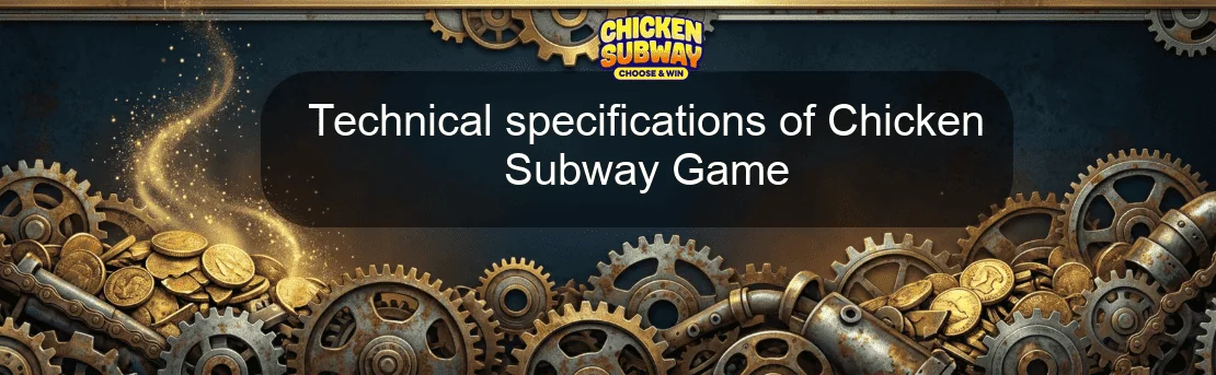 Technical specifications of Chicken Subway Game