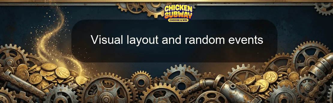 Visual layout and random events